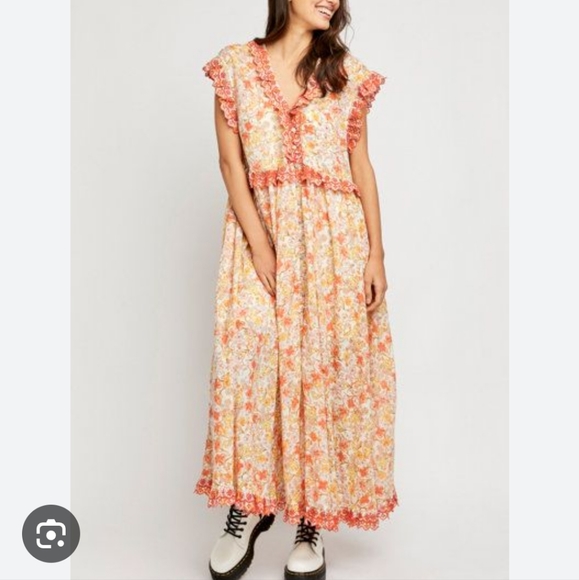 Free People Dresses & Skirts - Free People Melania maxi dress